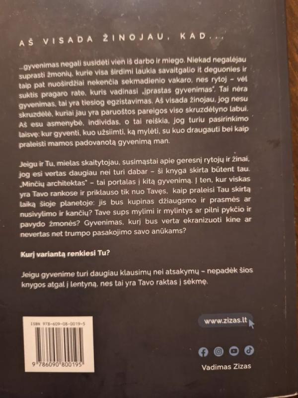 Minčių architektas - Vadimas Zizas, knyga 3