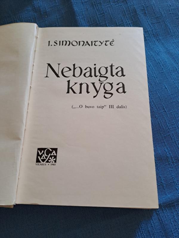 Nebaigta knyga - Ieva Simonaitytė, knyga 3