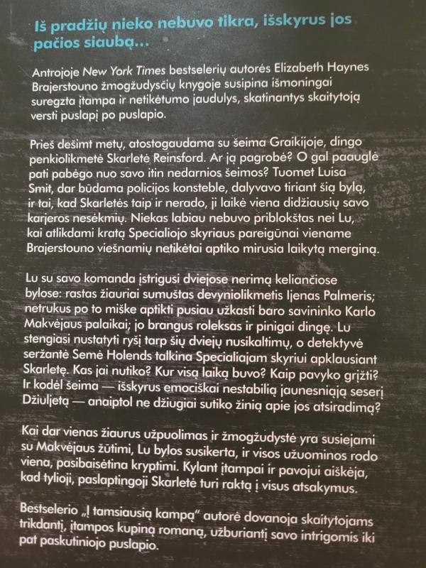 Už uždarų durų - Elizabeth Haynes, knyga 3