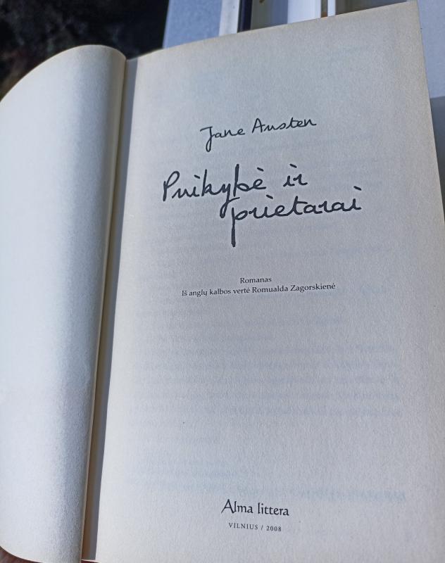 Puikybė ir prietarai: romanas - Jane Austen, knyga 5