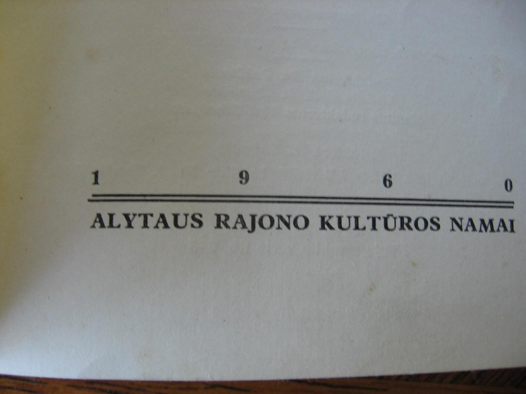 Alytus - V. Stanionis, knyga 4