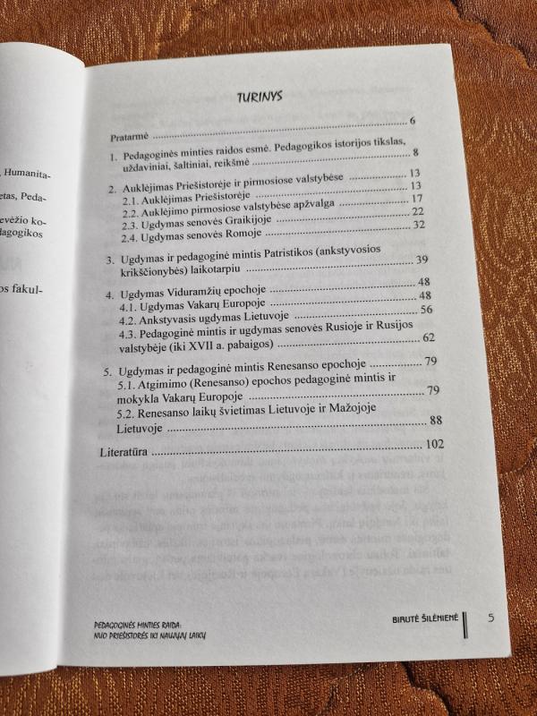 PEDAGOGINĖS MINTIES RAIDA: NUO PRIEŠISTORĖS IKI NAUJŲJŲ LAIKŲ - Birutė Šilėnienė, knyga 3