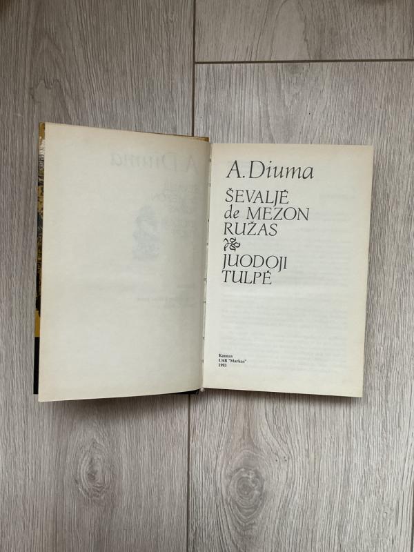 Ševaljė de Mezon Ružas. Juodoji tulpė - Aleksandras Diuma, knyga 4