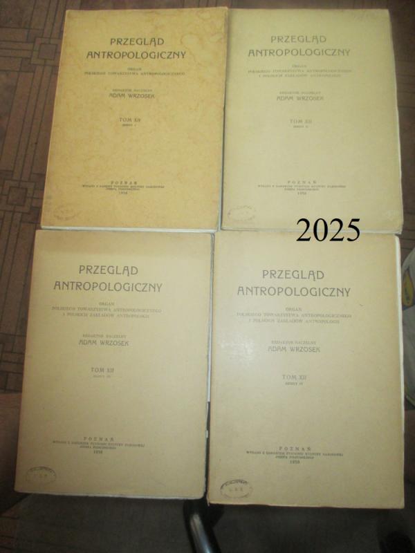 Przegląd Antropologiczny. Tom XII - Wrzosek Adam, knyga 2