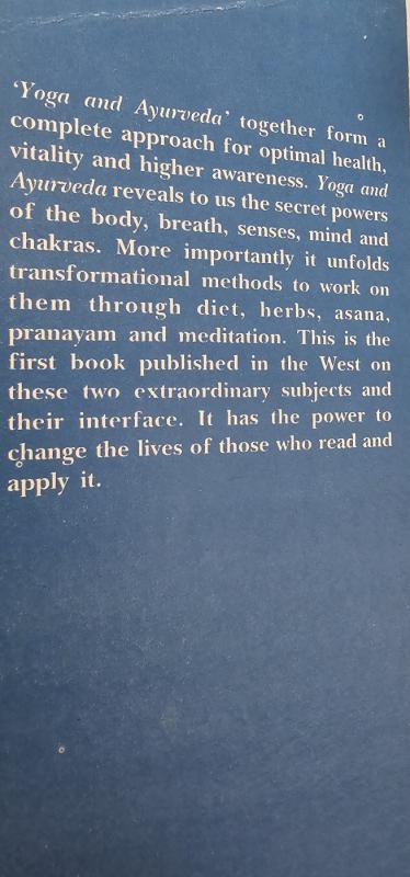 Yoga and Ayurveda. Self-Healing and Self-Realization - David Frawley, knyga 4