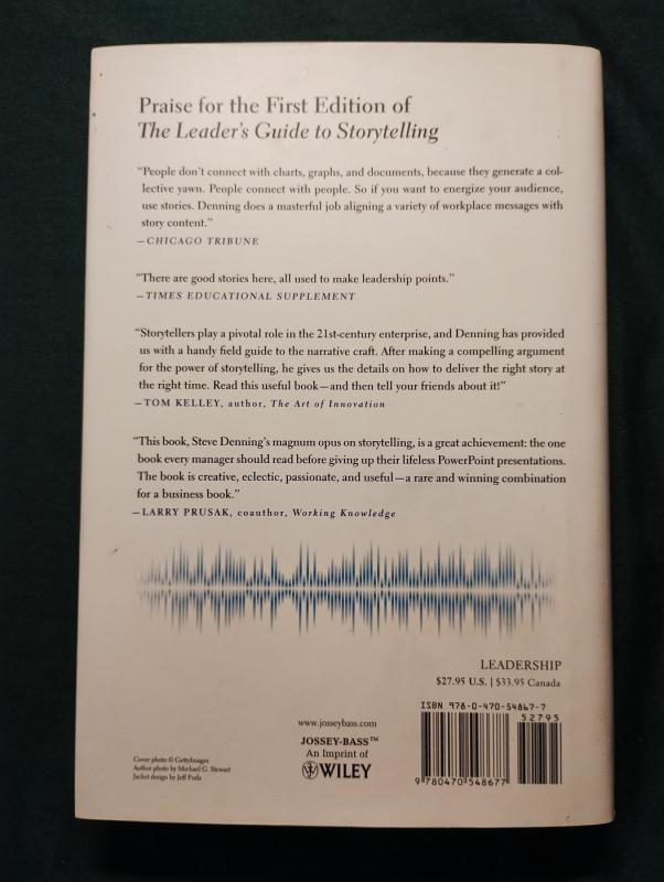 The Leader's Guide to Storytelling - Stephen Denning, knyga 5