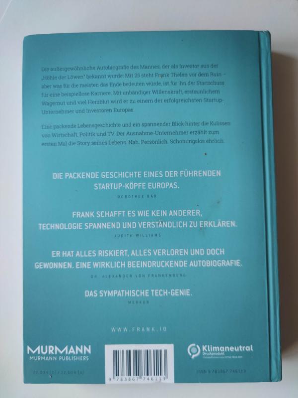 Frank Thelen – Die Autobiografie Startup-DNA – Hinfallen, aufstehen, die Welt verändern - Frank Thelen, knyga 3