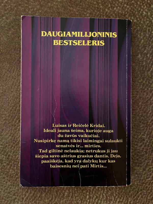 Gyvulėlių kapinės - Stephen King, knyga 3