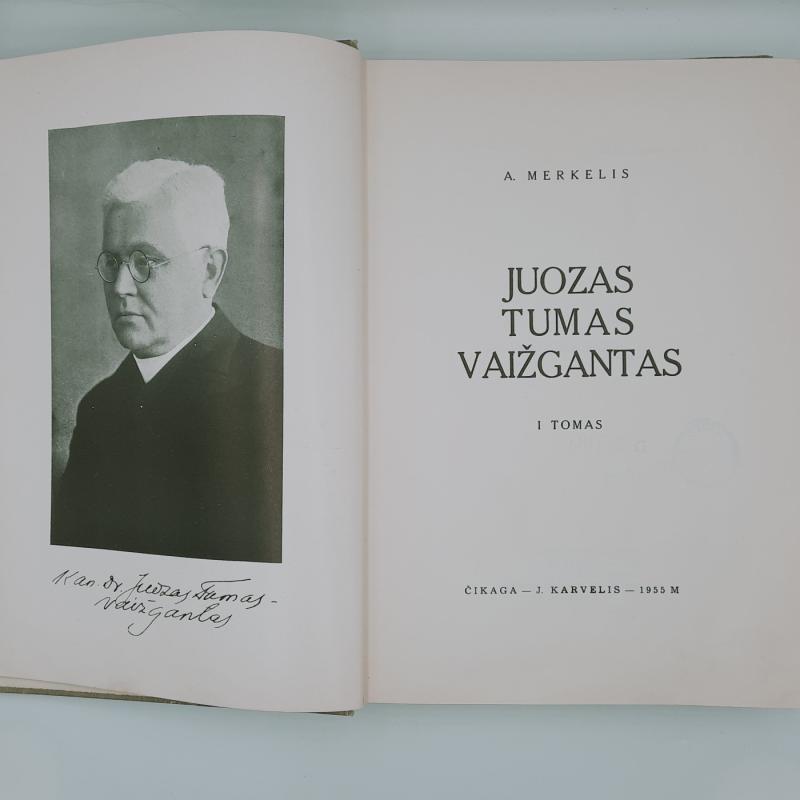 Juozas Tumas Vaižgantas - Aleksandras Merkelis, knyga 3