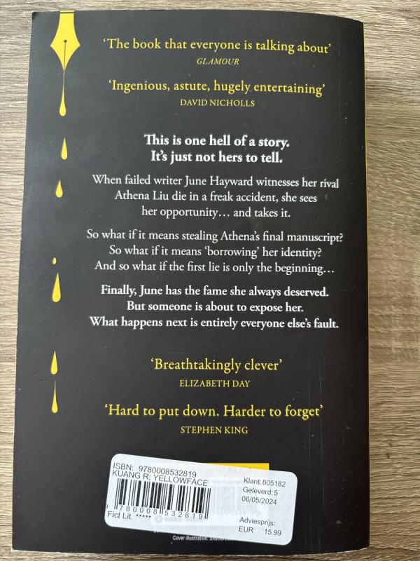 Yellowface - R.F. Kuang, knyga 3