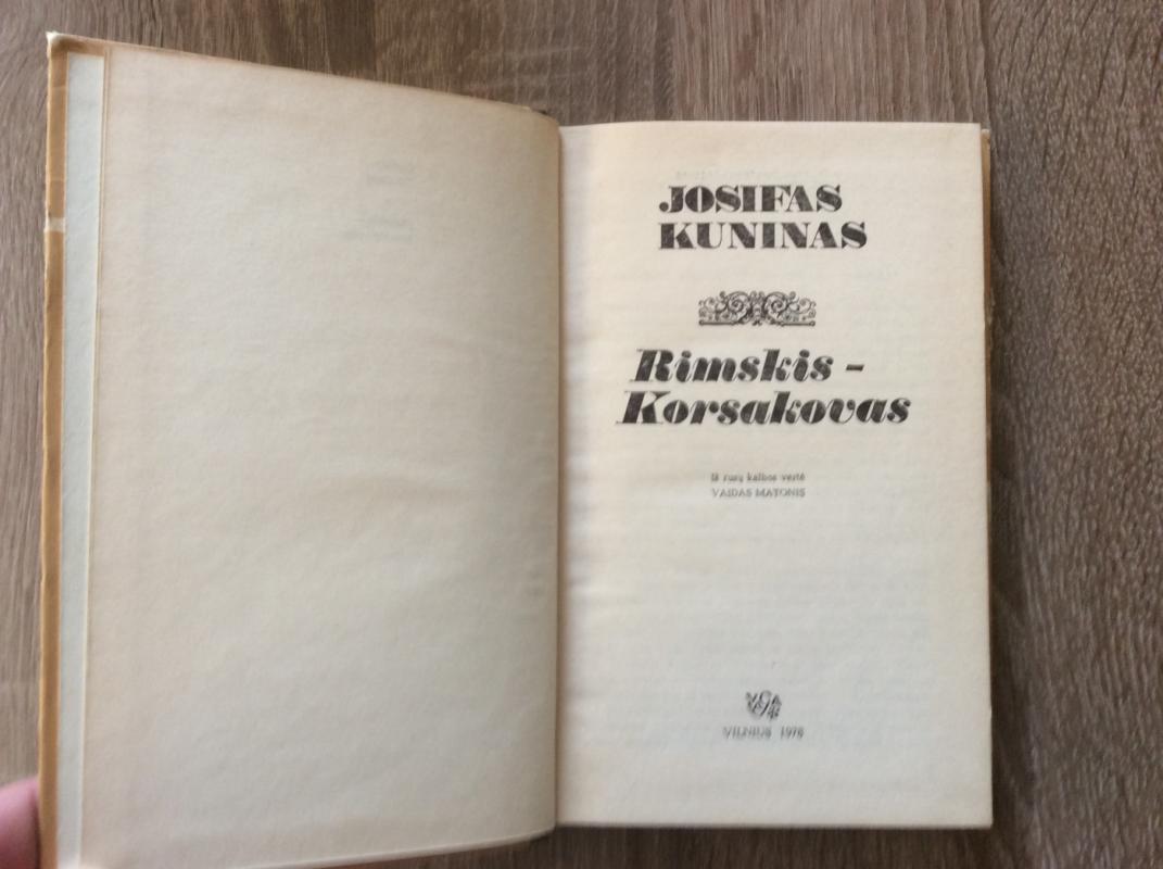Rimskis-Korsakovas - Josifas Kuninas, knyga 3