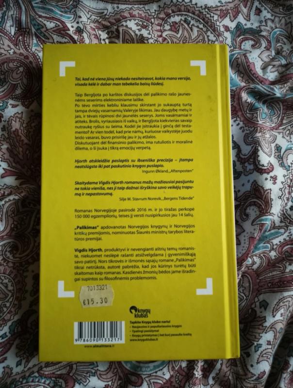 Palikimas - Vigdis Hjorth, knyga 3