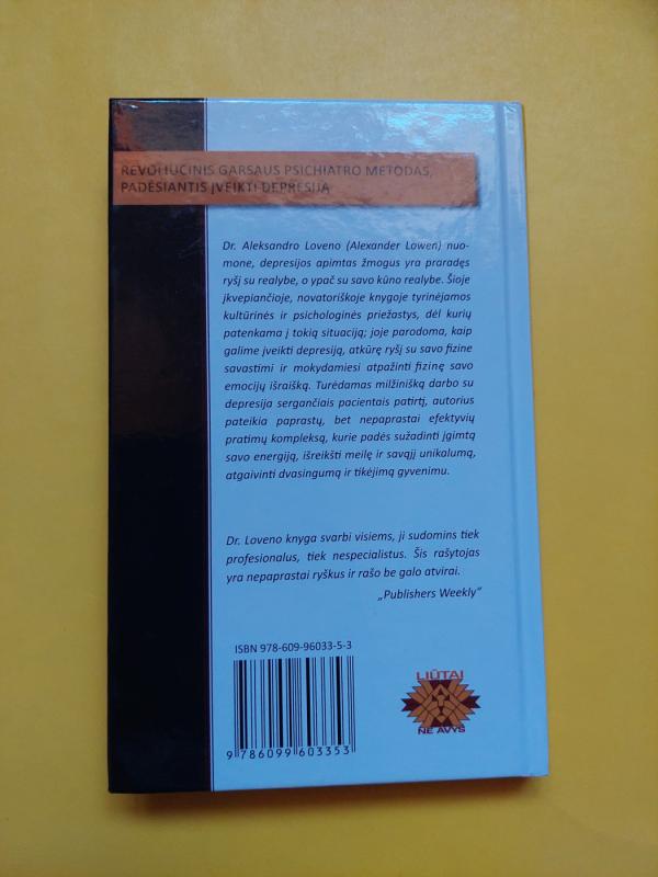 Depresija ir kūnas - Alexander Lowen, knyga 6