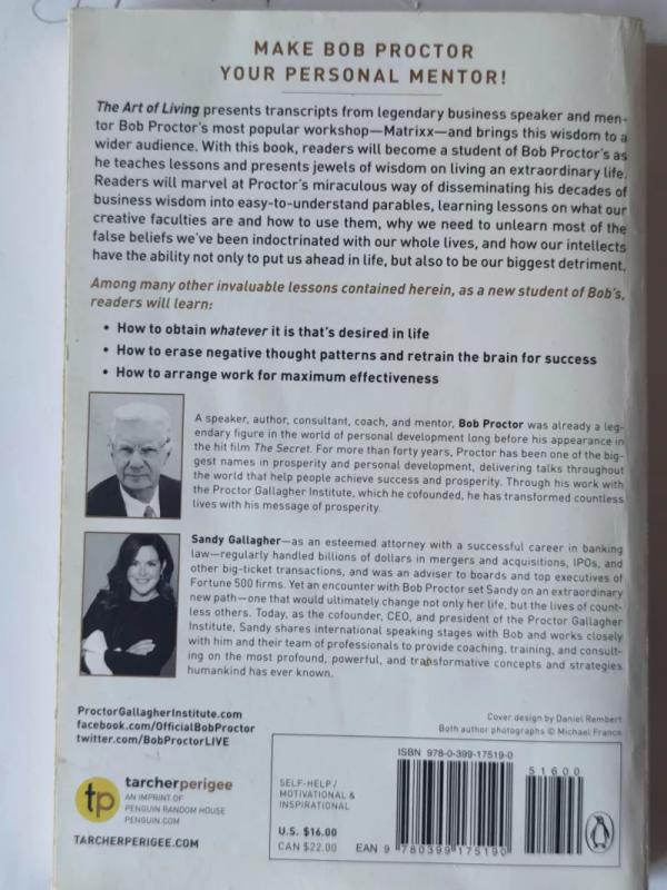 The Art of Living (Prosperity Gospel Series) - Bob Proctor Sandra Gallagher, knyga 3