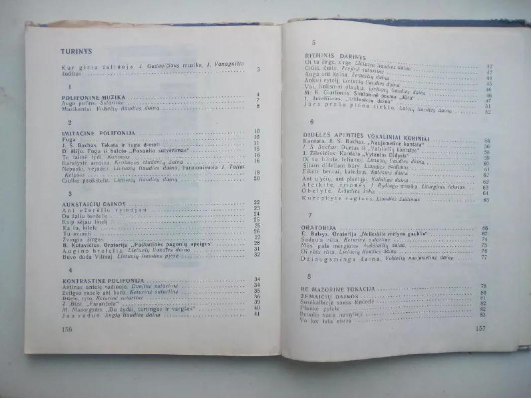 Muzika 8 klasei - E. Balčytis, ir kiti , knyga 3