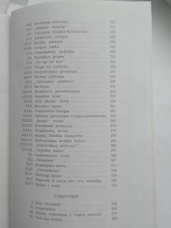 Rusų muzikai - O. Čiornas, knyga 5