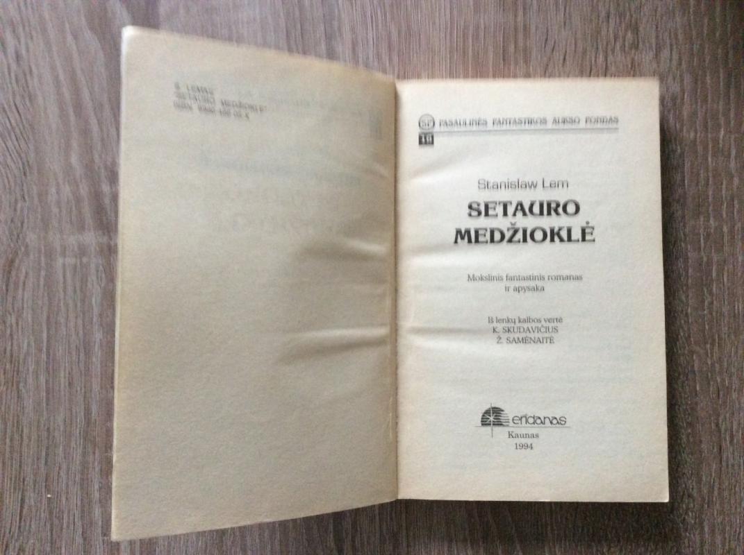 Setauro medžioklė - Stanislaw Lem, knyga 3