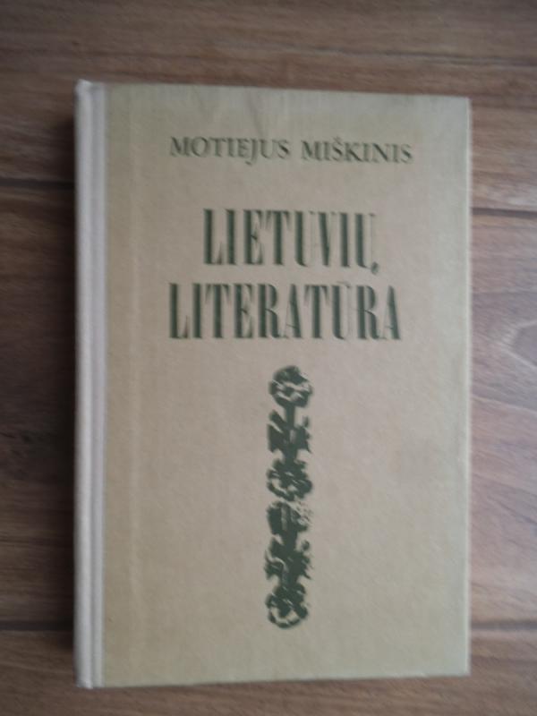 Lietuvių literatūra - Motiejus Miškinis, knyga 2