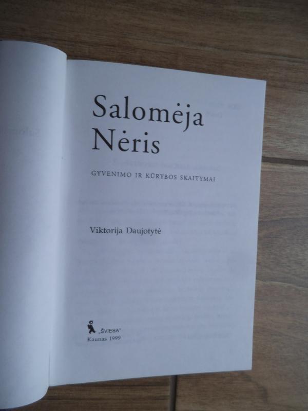 Salomėja Nėris - Viktorija Daujotytė, knyga 3