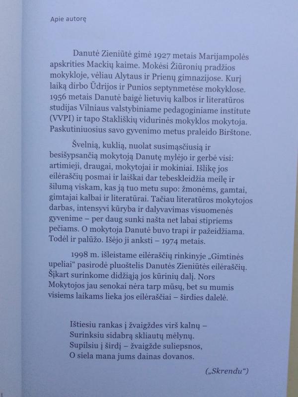 Mėlyna paukštė - Danutė Zieniūtė, knyga 4