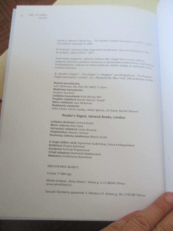 Vaistai iš gamtos - Digest Reader's, knyga 4