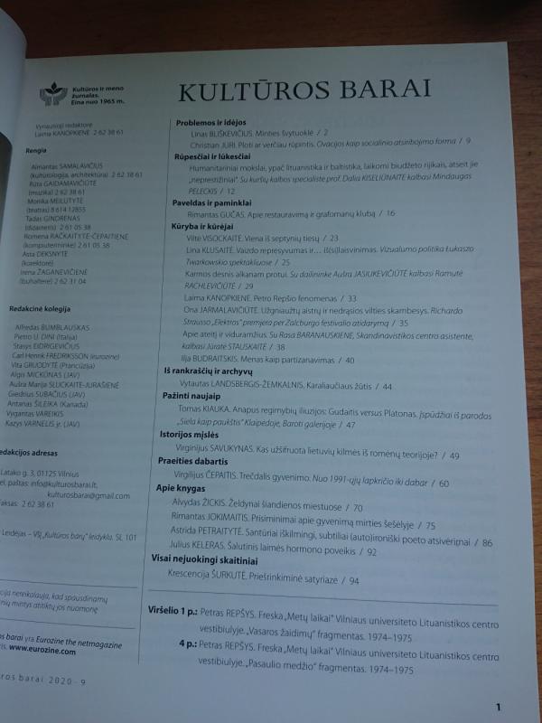 Kultūros barai 2020/9 - Autorių Kolektyvas, knyga 3