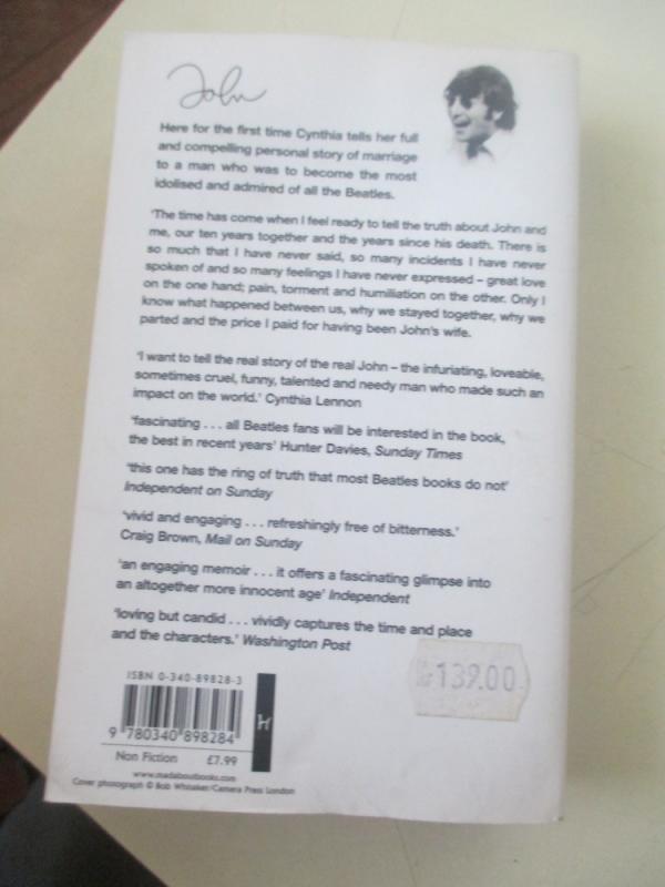 John - Cynthia Lennon, knyga 3