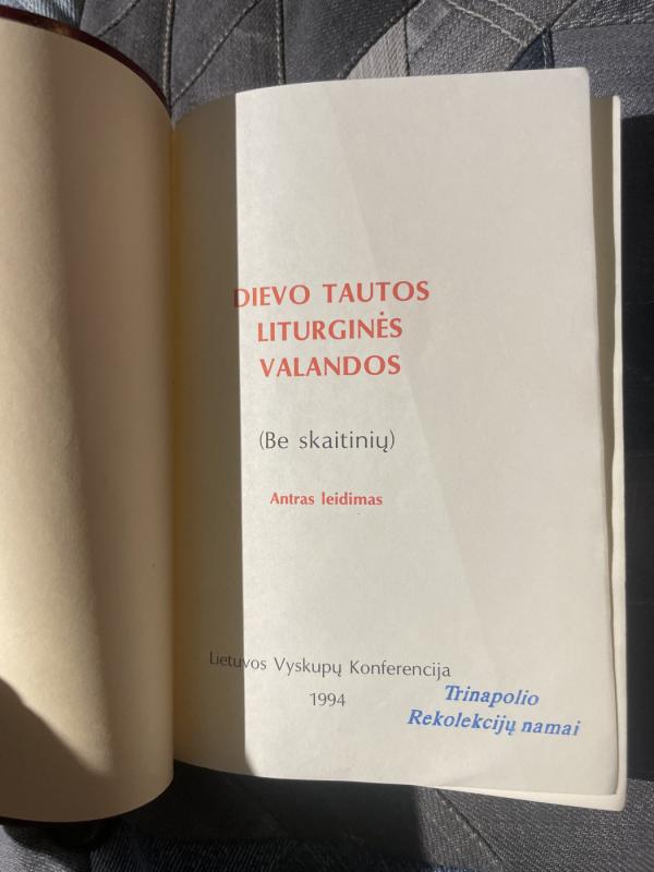 DIEVO TAUTOS LITURGINĖS VALANDOS - Autorių Kolektyvas, knyga 3