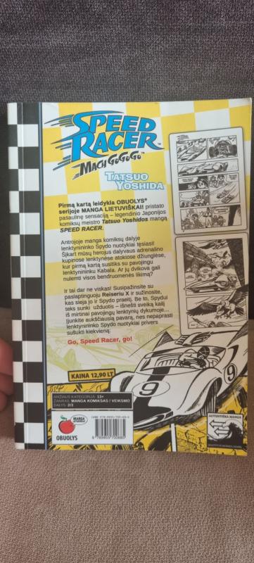 Speed Racer Mach Go Go Go II d. - Tatsuo Yoshida, knyga 3