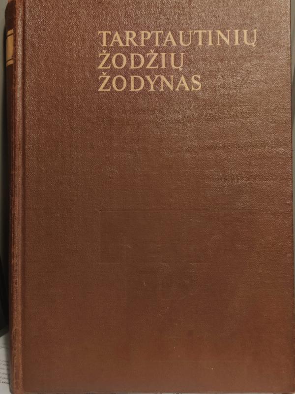 Tarptautinių žodžių žodynas - V. Kvietkauskas, knyga 2