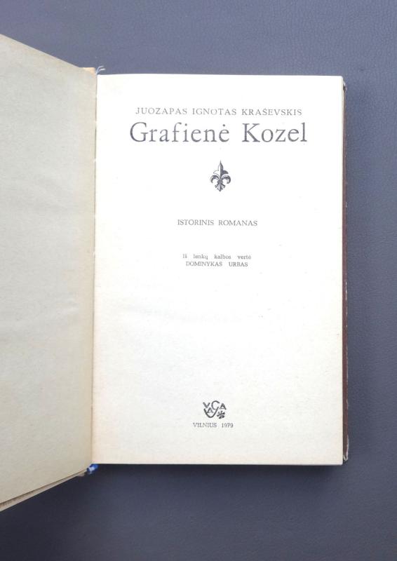 Grafienė Kozel - J.I. Kraševskis, knyga 3