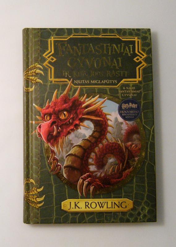 Fantastiniai gyvūnai ir kur juos rasti - J.K.Rowling, knyga 2