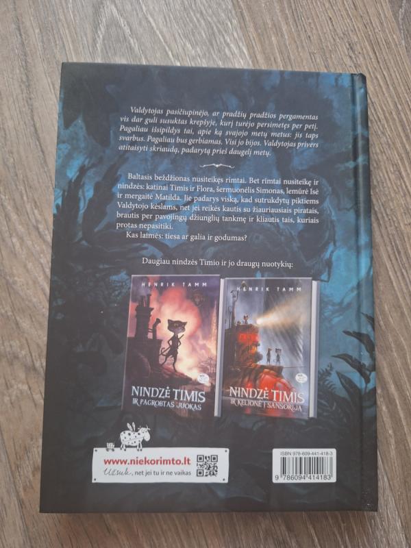 Nindzė Timis ir Baltojo beždžionio paslaptis - Henrik Tamm, knyga 3