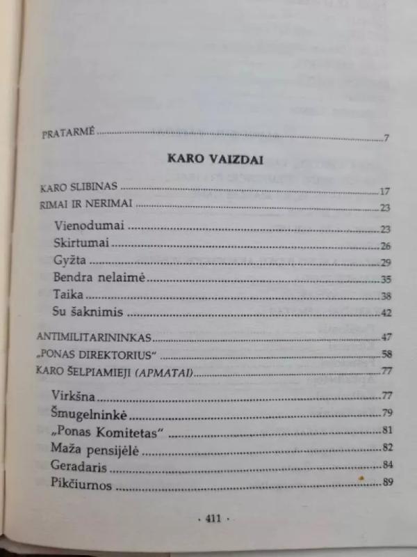 Mišrieji vaizdai. 1 dalis. Karo vaizdai. Scėnos vaizdai -  Vaižgantas, knyga 4