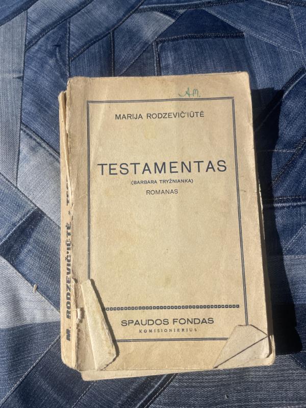 Testamentas (Barbara Tryźnianka) - M. Rodzevičiūtė, knyga 2