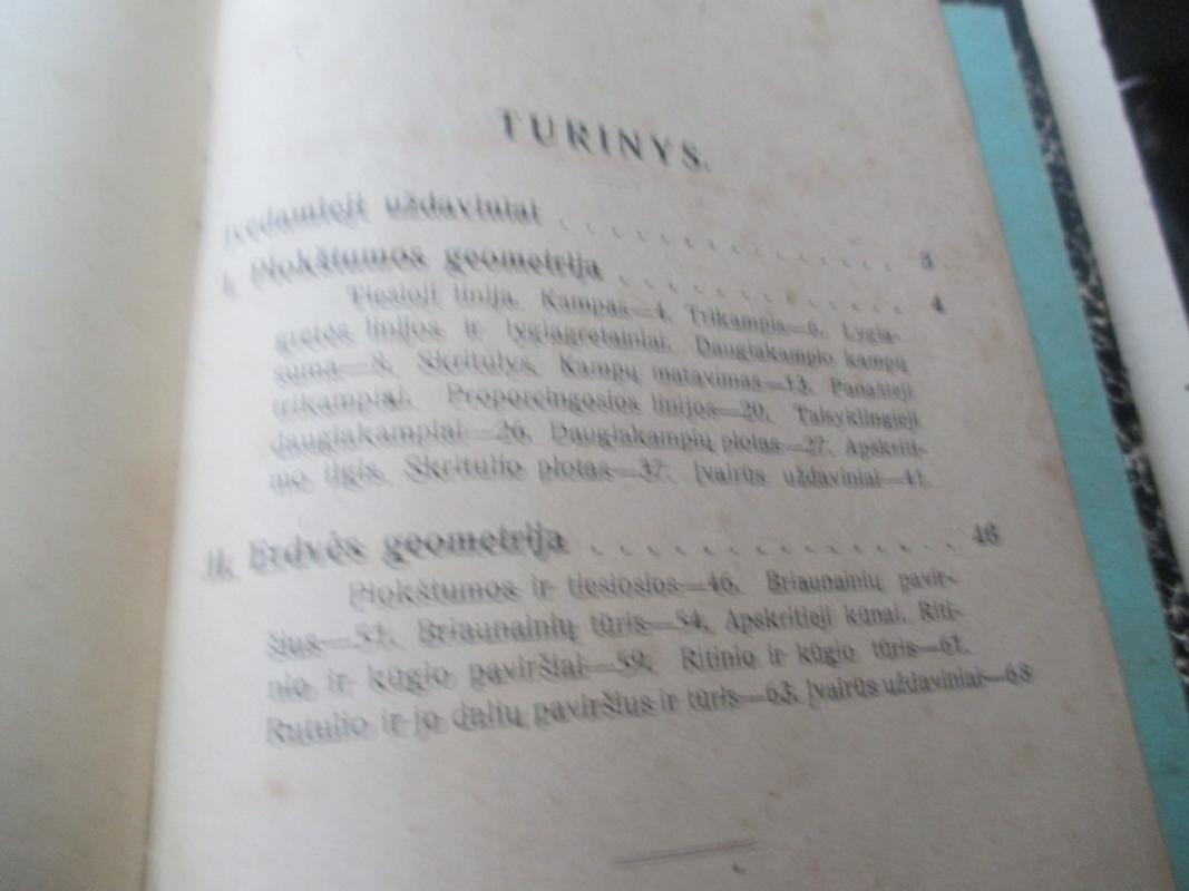 Geometrija - planimetrijos pirmoji dalis - M. Šikšnys, knyga 6