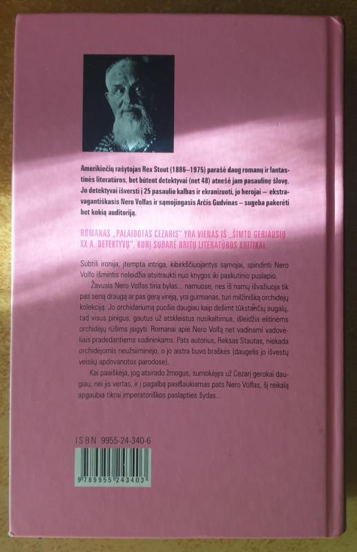 Palaidotas Cezaris - Rex Stout, knyga 3