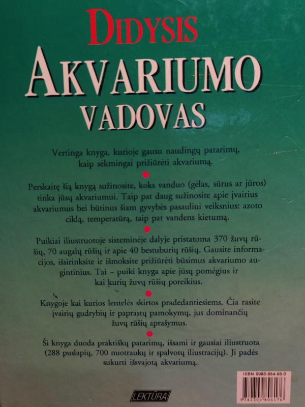 Didysis akvariumo vadovas - Tjeris Metras-Alenas, knyga 4