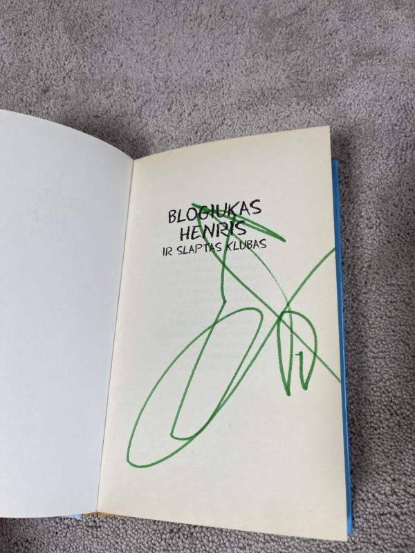 Blogiukas Henris ir slaptas klubas - Francesca Simon, knyga 4