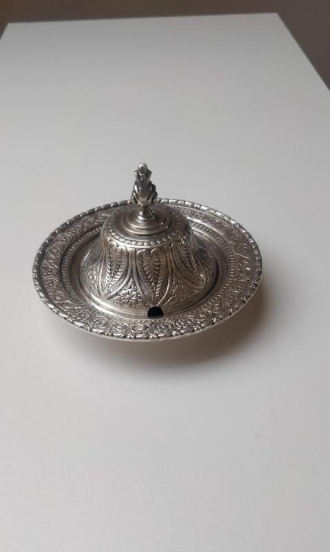 Žalvarinis dengtas sidabru indelis - , namai ir interjeras 2