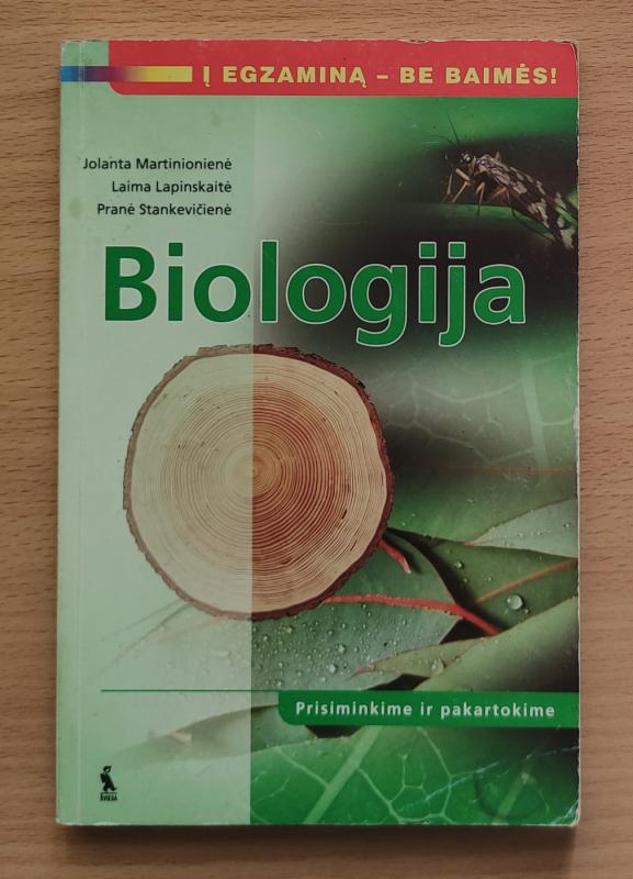 Biologija: prisiminkime ir pakartokime - Jolanta Martinionienė, Laima  Lapinskaitė, Pranė  Stankevičienė, knyga 2