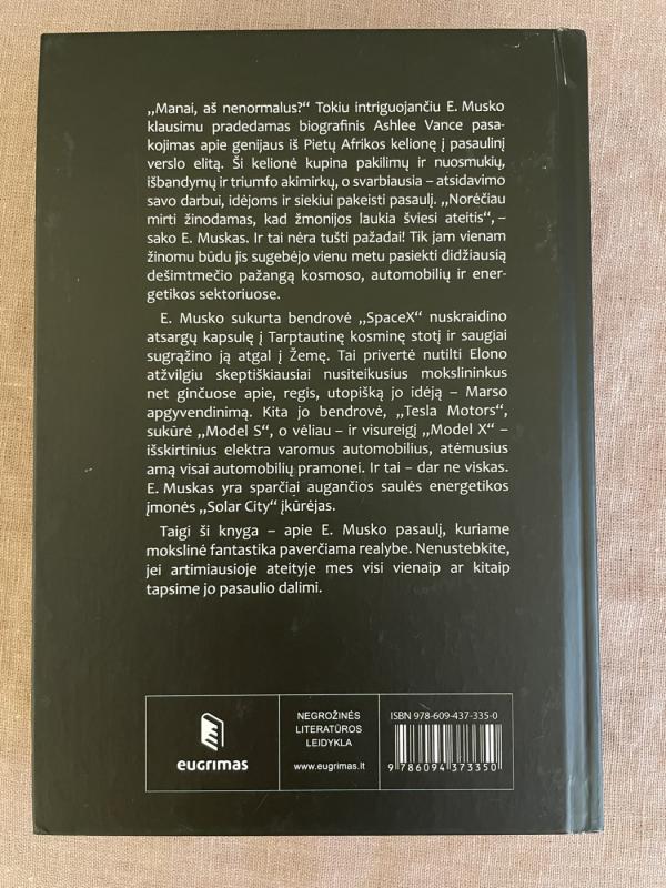 Elon Musk. Tesla, SpaceX ir fantastinės ateities paieškos - Elon Musk, knyga 3