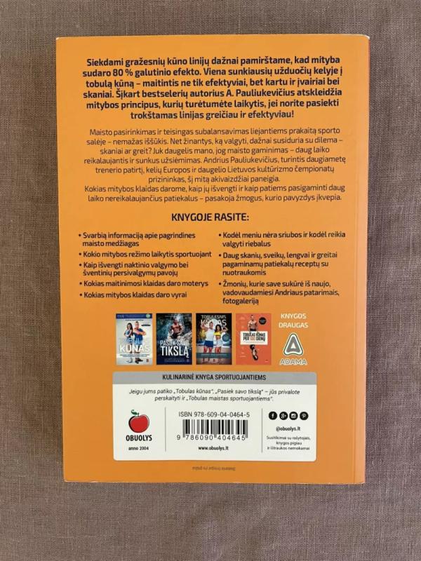 TOBULAS MAISTAS SPORTUOJANTIEMS - Andrius Pauliukevičius, knyga 3