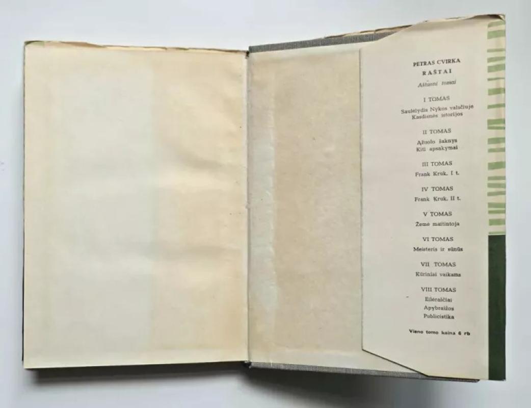 Petras Cvirka. Raštai VI tomas (1959) - Petras Cvirka, knyga 5