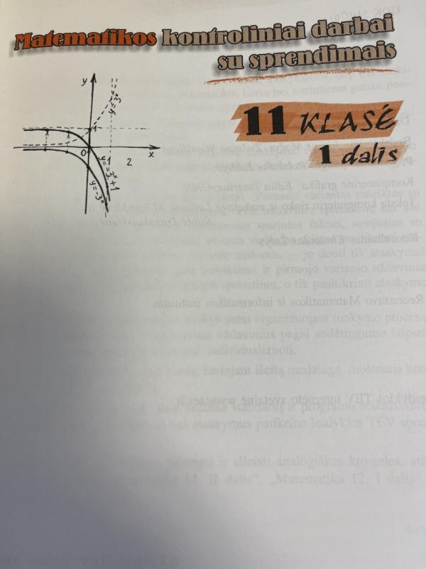 Matematikos kontroliniai darbai su sprendimais (1 dalis) - Eglė Danielienė, Aldona  Janulevičienė, Daiva  Noreikienė, knyga 6