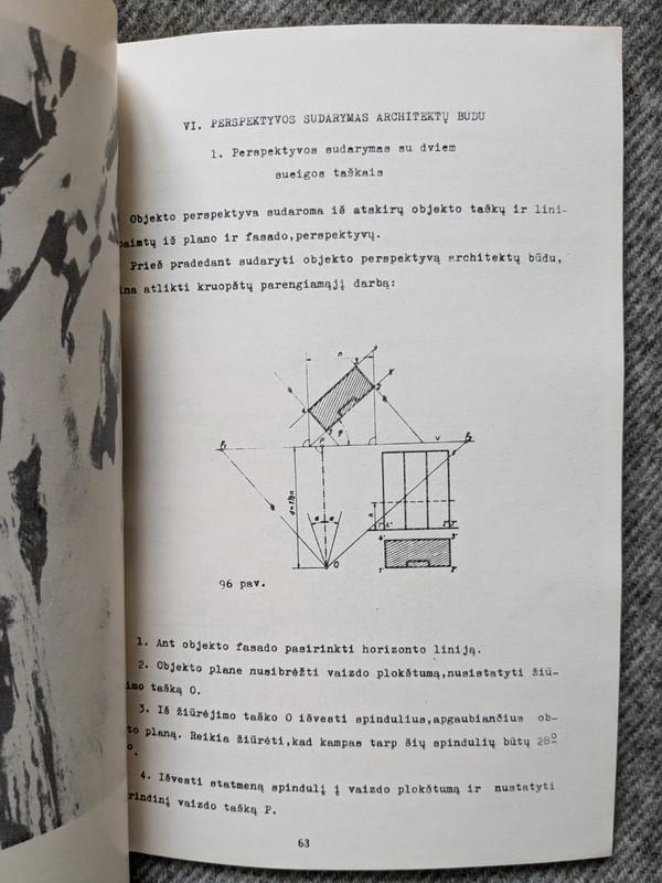 Linijinės perspektyvos grafinis vaizdavimas - L.Bagočiūnienė, knyga 5