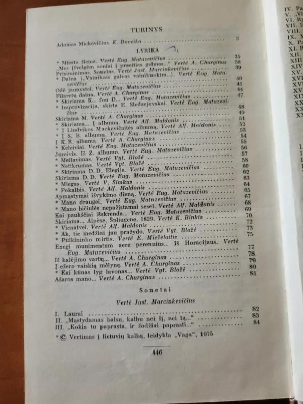 Lyrika, baladės, poemos - Adomas Mickevičius, knyga 3