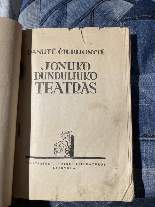Jonuko Dunduliuko teatras - Danutė Čiurlionytė, knyga 3
