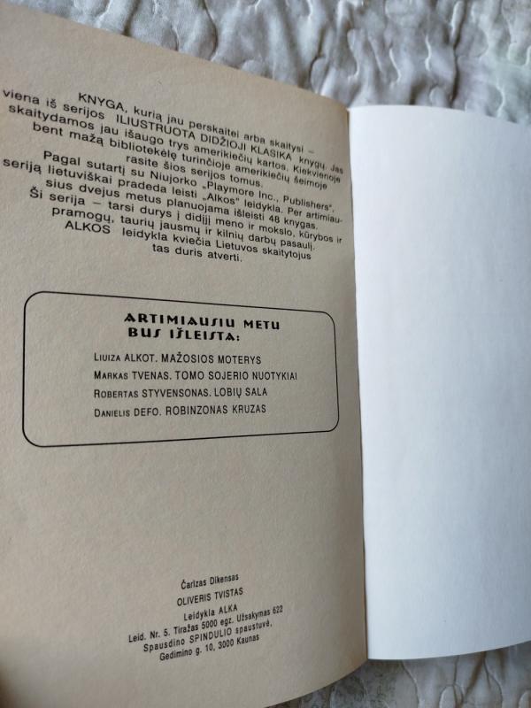 Oliveris Tvistas - Dikensas Čarlzas, knyga 5