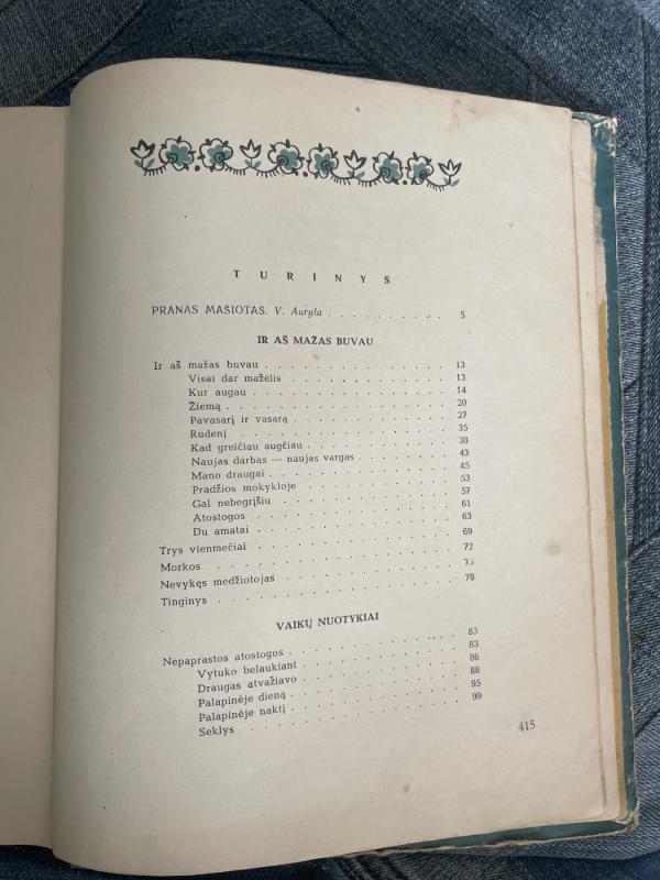 Ir aš mažas buvau - Pranas Mašiotas, knyga 5